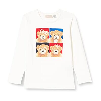 Chicco T-shirt met lange mouwen, wit, normaal meisjes en meisjes Chicco T-shirt met lange mouwen, wit, normaal meisjes en meisjes