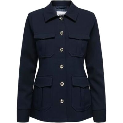 ONLY Onlroll Life Button Jacket Cc OTW, night sky, XS ONLY Onlroll Life Button Jacket Cc OTW, night sky, XS