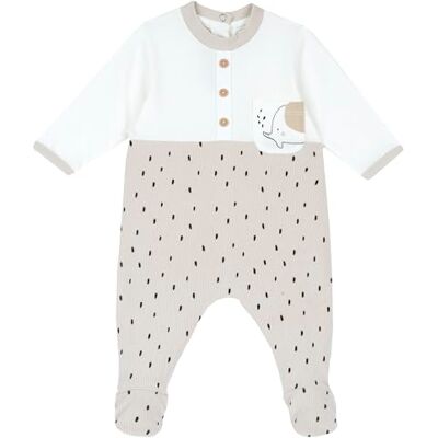 Chicco Jumpsuit Van Katoen uniseks-baby, Beige (5), Preemie, Design in Italië Chicco Jumpsuit Van Katoen uniseks-baby, Beige (5), Preemie, Design in Italië