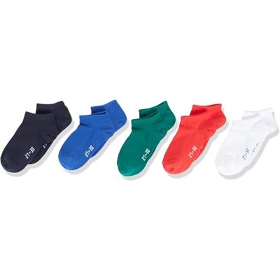 Champion Seasonal Junior Contrast Logo 5PP Quarter sportsokken, blauw/groen/zwart/rood/wit (BS003), 31-34 uniseks kinderen en jongeren, blauw/groen/zwart/rood/wit (BS003) Champion Seasonal Junior Contrast Logo 5PP Quarter sportsokken, blauw/groen/zwart/rood/wit (BS003), 31-34 uniseks kinderen en jongeren, blauw/groen/zwart/rood/wit (BS003)