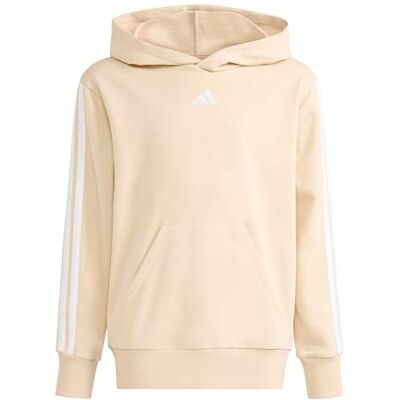 adidas Unisex niños ESSENTIALS 3 STRIPES HOODIE, Crystal Linen/white, 15-16 Years adidas Unisex niños ESSENTIALS 3 STRIPES HOODIE, Crystal Linen/white, 15-16 Years