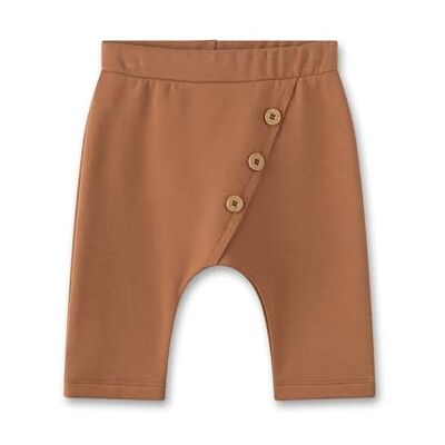 Sanetta Babybroek Bruin Praktische en comfortabele uniseks joggingbroek van biologisch katoen. Broek met elastische tailleband en decoratieve schuine knoopsluiting babykleding, bruin, 56 cm Sanetta Babybroek Bruin Praktische en comfortabele uniseks joggingbroek van biologisch katoen. Broek met elastische tailleband en decoratieve schuine knoopsluiting babykleding, bruin, 56 cm
