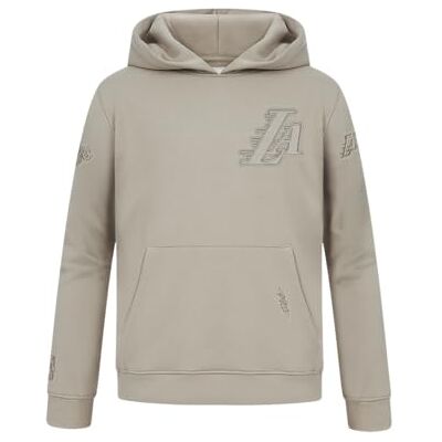 Pro Standard NBA Neutral Bb Fleece Po Hoodie Sweatshirt met capuchon voor jongens, taupe, S, Taupe, S Pro Standard NBA Neutral Bb Fleece Po Hoodie Sweatshirt met capuchon voor jongens, taupe, S, Taupe, S