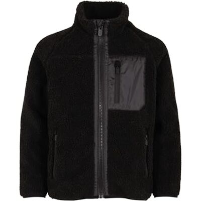 Brandit Kids Teddyfleece Jacket 15Y, Farbe: black, Größe: 134/140 Brandit Kids Teddyfleece Jacket 15Y, Farbe: black, Größe: 134/140