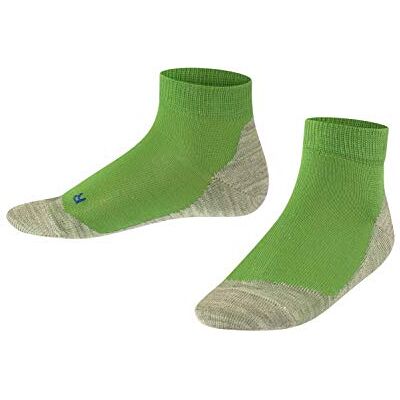 FALKE Active Sunny Days korte sokken unisex kinderen ademend sneldrogend zwart wit grijs blauw andere kleuren verkrijgbaar 1 paar, groen (Fairway 7480), 19-22 FALKE Active Sunny Days korte sokken unisex kinderen ademend sneldrogend zwart wit grijs blauw andere kleuren verkrijgbaar 1 paar, groen (Fairway 7480), 19-22