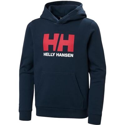 Helly Hansen Jr Hh Logo Hoodie 3.0 uniseks-kind Sweatshirt met capuchon Helly Hansen Jr Hh Logo Hoodie 3.0 uniseks-kind Sweatshirt met capuchon