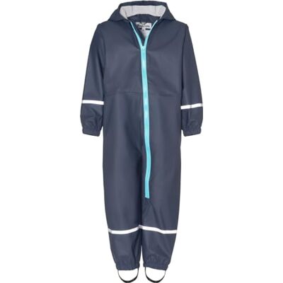 Playshoes Waterdichte regenoverall, regenpak met reflectoren, blauw (marine 11), 80 cm Playshoes Waterdichte regenoverall, regenpak met reflectoren, blauw (marine 11), 80 cm