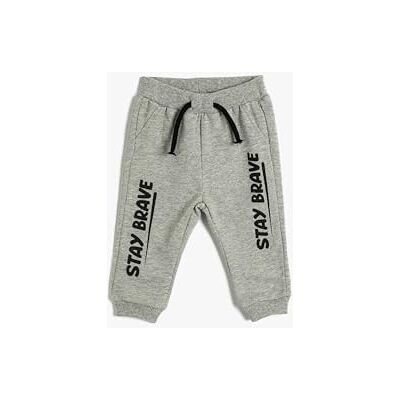 Koton Baybboys Sweatpants Joggingbroek, Sweatpants, Bedrukt Detail, Trekkoord Met Zak, Geborsteld Binnenzijde Koton Baybboys Sweatpants Joggingbroek, Sweatpants, Bedrukt Detail, Trekkoord Met Zak, Geborsteld Binnenzijde