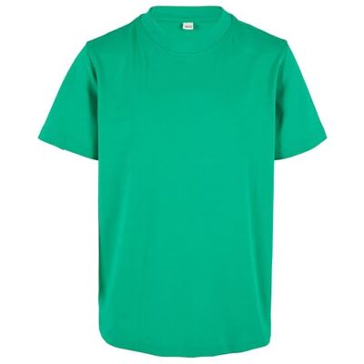Build Your Brand Kinder-T-shirt Organic Kids Basic Tee, basic T-shirt voor jongens en meisjes, van biologisch katoen, maten 110/116-158/164, grasgroen, 110-116 Build Your Brand Kinder-T-shirt Organic Kids Basic Tee, basic T-shirt voor jongens en meisjes, van biologisch katoen, maten 110/116-158/164, grasgroen, 110-116