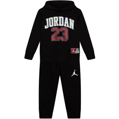 Jordan JDN Pullover Hoodie Set Zwart Jordan JDN Pullover Hoodie Set Zwart
