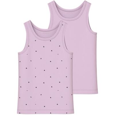 Name it mini Nmftank Top 2P Winsome Hearts Noos voor meisjes (2 stuks), Winsome Orchid, numeric_104 Name it mini Nmftank Top 2P Winsome Hearts Noos voor meisjes (2 stuks), Winsome Orchid, numeric_104