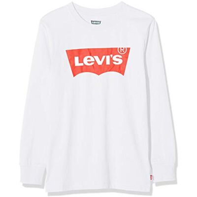 Levi's ® Batwing T-shirt met lange mouwen voor jongens, wit, 14 Jaar Levi's ® Batwing T-shirt met lange mouwen voor jongens, wit, 14 Jaar