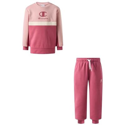 Champion Back To School Boy Crewneck Sweatsuit, marineblauw Champion Back To School Boy Crewneck Sweatsuit, marineblauw