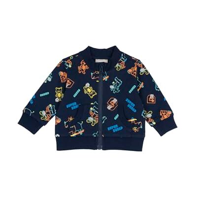 Chicco , Sweatshirt voor pasgeborenen en baby's, met comfortabele ritssluiting, van zacht katoen, ideaal voor lente en herfst, ontworpen in Italië, babykleding en pasgeborenen van 0-24 maanden, Blauw Chicco , Sweatshirt voor pasgeborenen en baby's, met comfortabele ritssluiting, van zacht katoen, ideaal voor lente en herfst, ontworpen in Italië, babykleding en pasgeborenen van 0-24 maanden, Blauw