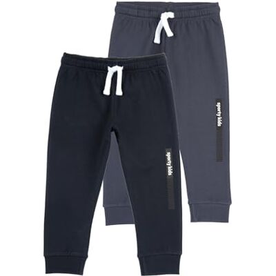 Chicco Set van 2 lange broeken voor kinderen, Blauw, 24 Maanden Chicco Set van 2 lange broeken voor kinderen, Blauw, 24 Maanden
