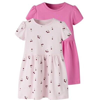 Name it Nmfvivia SS 2P Jurk Noos, Strawberry Moon, 86, 18-24 maanden, 1-2 jaar (set van 2) Meisjes Name it Nmfvivia SS 2P Jurk Noos, Strawberry Moon, 86, 18-24 maanden, 1-2 jaar (set van 2) Meisjes