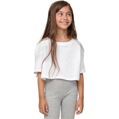 Urban Classics Uck1555-girls Short Kimono Tee meisjes T-Shirt Urban Classics Uck1555-girls Short Kimono Tee meisjes T-Shirt