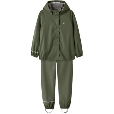 Name it Unisex kinderen Nkndry10 Rain Set Fo Noos, thyme, 134 Name it Unisex kinderen Nkndry10 Rain Set Fo Noos, thyme, 134