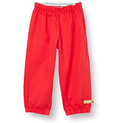 loud + proud Uniseks outdoorbroek voor baby's, GOTS-gecertificeerd jack, chili, 62/68 cm loud + proud Uniseks outdoorbroek voor baby's, GOTS-gecertificeerd jack, chili, 62/68 cm