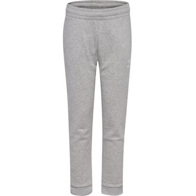 Hummel HmlMOVER Katoenen Manchetbroek - Kids - Gri Melange - 152 Hummel HmlMOVER Katoenen Manchetbroek - Kids - Gri Melange - 152