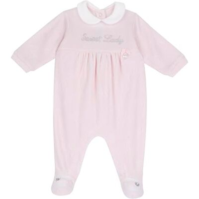 Chicco Romper voor jongens en meisjes, Lichtroze, 3 Maanden Chicco Romper voor jongens en meisjes, Lichtroze, 3 Maanden