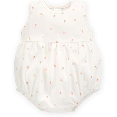 Pinokio Bodysuit mouwloos Summer Mood, 100% katoen, unisex 50-68 (68), Ecru Strawbery, 68 cm Pinokio Bodysuit mouwloos Summer Mood, 100% katoen, unisex 50-68 (68), Ecru Strawbery, 68 cm