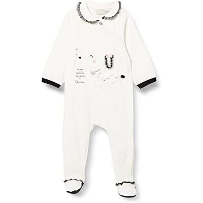 Chicco Overall voor pasgeborenen, voor baby's, wit, normale meisjes Chicco Overall voor pasgeborenen, voor baby's, wit, normale meisjes