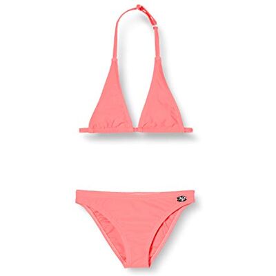 Haute pression meisjes tweedelige badpak, Rose Fluo, 14 Jaren Haute pression meisjes tweedelige badpak, Rose Fluo, 14 Jaren