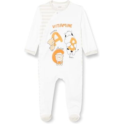 Chicco Jumpsuit Met Opening Aan De Voorkant uniseks-baby, Oranje (1), 6M, Design in Italië Chicco Jumpsuit Met Opening Aan De Voorkant uniseks-baby, Oranje (1), 6M, Design in Italië
