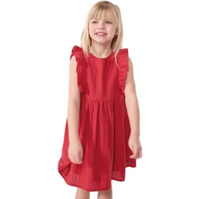 Petit Bateau Mouwloze jurk voor meisjes, Spi, 8 jaar Petit Bateau Mouwloze jurk voor meisjes, Spi, 8 jaar