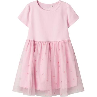 Name it Nmfhamina Ss Slim Dress Pb meisjesjurk, Sweet Dreams, 92 Name it Nmfhamina Ss Slim Dress Pb meisjesjurk, Sweet Dreams, 92