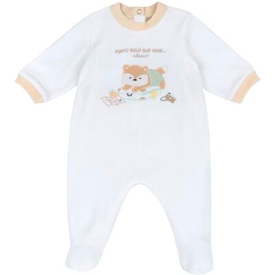 Chicco romper, Wit, 12 Maanden Chicco romper, Wit, 12 Maanden