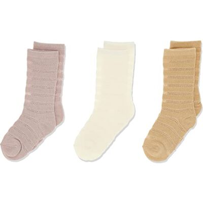 Name it Baby Girls NBFHINA 3P Knee Lil Sokken, Pebble, 50-56, pebble, 50/56 cm Name it Baby Girls NBFHINA 3P Knee Lil Sokken, Pebble, 50-56, pebble, 50/56 cm