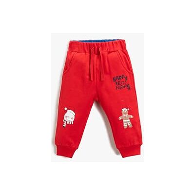 Koton Babyboys Jogger Snowman bedrukt trekkoord zakken sweatpants Koton Babyboys Jogger Snowman bedrukt trekkoord zakken sweatpants
