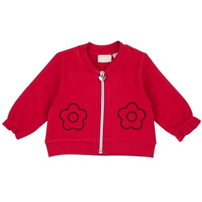 Chicco , Sweatshirt voor meisjes, met ritssluiting, comfortabel en modieus, van zachte stof, machinewasbaar, voor meisjes en meisjes, ontworpen in Italië, Rood, 6 mesi Chicco , Sweatshirt voor meisjes, met ritssluiting, comfortabel en modieus, van zachte stof, machinewasbaar, voor meisjes en meisjes, ontworpen in Italië, Rood, 6 mesi