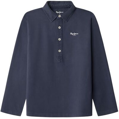 Pepe Jeans Samuel LS Polo voor jongens, blauw (marine), 4, Blauw (zwart), 4 jaar Pepe Jeans Samuel LS Polo voor jongens, blauw (marine), 4, Blauw (zwart), 4 jaar
