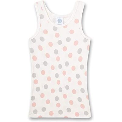 Sanetta Meisjesonderhemd wit dots-allover Hoogwaardig en duurzaam katoenen onderhemd voor meisjes ondergoed voor meisjes, wit pebble, 140 Sanetta Meisjesonderhemd wit dots-allover Hoogwaardig en duurzaam katoenen onderhemd voor meisjes ondergoed voor meisjes, wit pebble, 140