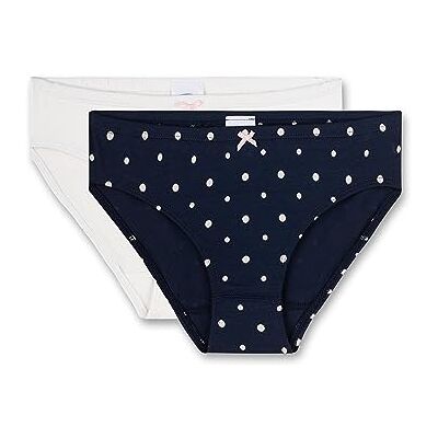 Sanetta Meisjes-Rioslip (dubbelpak) donkerblauw en off-white Hoogwaardige slips voor meisjes Inhoud: set van 2 ondergoed voor meisjes 140 Sanetta Meisjes-Rioslip (dubbelpak) donkerblauw en off-white Hoogwaardige slips voor meisjes Inhoud: set van 2 ondergoed voor meisjes 140