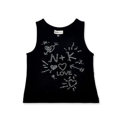 Tuc Tuc Mouwloos T-shirt voor baby's en peuters, Zwart, 4 jaar Tuc Tuc Mouwloos T-shirt voor baby's en peuters, Zwart, 4 jaar