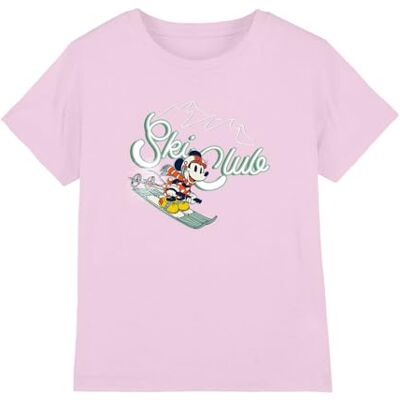 Minnie mandarin creative ltd Mouse Ski Club Girls T Shirt meisjes T-Shirt Minnie mandarin creative ltd Mouse Ski Club Girls T Shirt meisjes T-Shirt