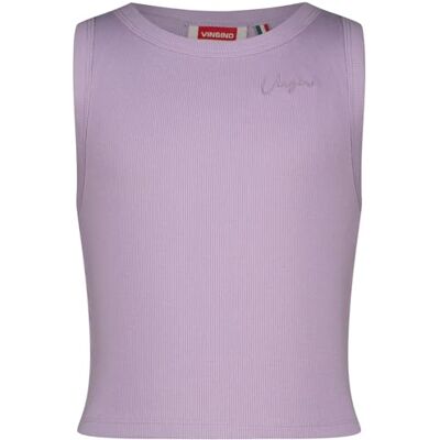 Vingino G-Basic Crop Rib Top ondergoed voor meisjes, Wave Lilac, 4 Jaar Vingino G-Basic Crop Rib Top ondergoed voor meisjes, Wave Lilac, 4 Jaar