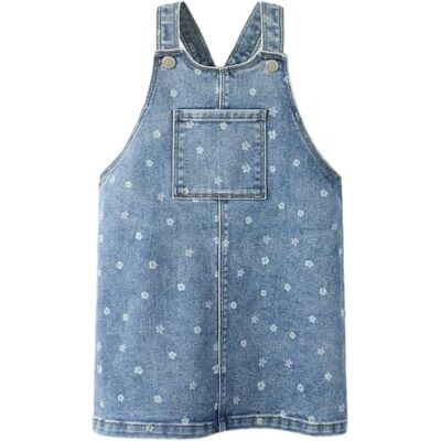 Name it Meisjes Nmfrosa korte DNM Bibskirt 3555-On Noos, Medium Blauw (Medium Blauw Denim), 122 Name it Meisjes Nmfrosa korte DNM Bibskirt 3555-On Noos, Medium Blauw (Medium Blauw Denim), 122