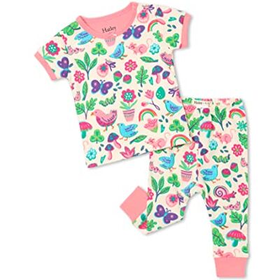 Hatley Baby Meisjes Biologisch Katoen Pyjama Set Peuter Onderbroek, Regenboog Park, 9-12 Maanden Hatley Baby Meisjes Biologisch Katoen Pyjama Set Peuter Onderbroek, Regenboog Park, 9-12 Maanden