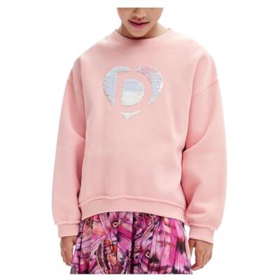 Desigual Girl Knit Sweat Long Sleeve meisjes Sweater Desigual Girl Knit Sweat Long Sleeve meisjes Sweater