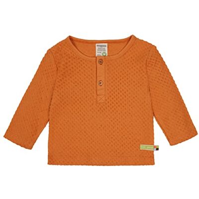 loud + proud Unisex kinderbadstof met stippen, GOTS-gecertificeerd shirt, karrood, 98-104 loud + proud Unisex kinderbadstof met stippen, GOTS-gecertificeerd shirt, karrood, 98-104