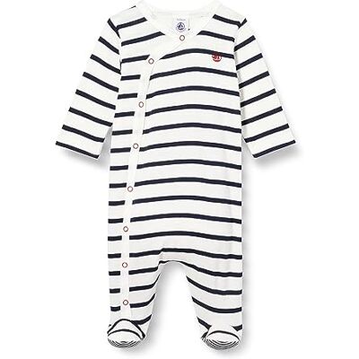 Petit Bateau Baby Slaap Goed Y MAR/SM3M, Marshmallow/Roken, 18 maanden Petit Bateau Baby Slaap Goed Y MAR/SM3M, Marshmallow/Roken, 18 maanden