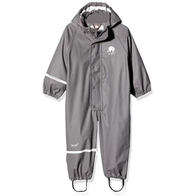 Celavi Unisex Rainwear Suit -Solid PU SNOWSUIT (1 stuk), grijs, 70 cm Celavi Unisex Rainwear Suit -Solid PU SNOWSUIT (1 stuk), grijs, 70 cm