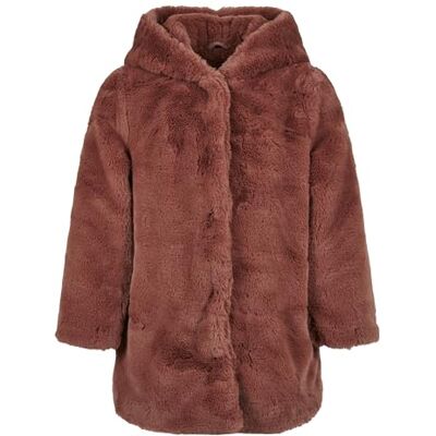 Urban Classics Uck2375-girls Hooded Teddy Coat meisjes Jas Urban Classics Uck2375-girls Hooded Teddy Coat meisjes Jas