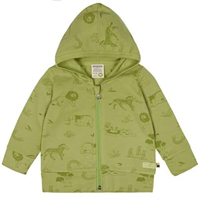 loud + proud Unisex kinderen met print, GOTS-gecertificeerd jack, avocado, 62/68, Avocado., 62/68 cm loud + proud Unisex kinderen met print, GOTS-gecertificeerd jack, avocado, 62/68, Avocado., 62/68 cm
