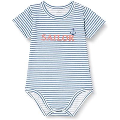 Pinokio Babyjongens bodysuit met korte mouwen, Stripes Sailor, 62 cm Pinokio Babyjongens bodysuit met korte mouwen, Stripes Sailor, 62 cm